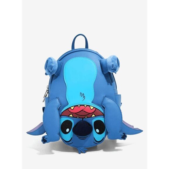 Loungefly Disney Lilo & Stitch Upside Down Figural Mini Backpack - Picture 1 of 4